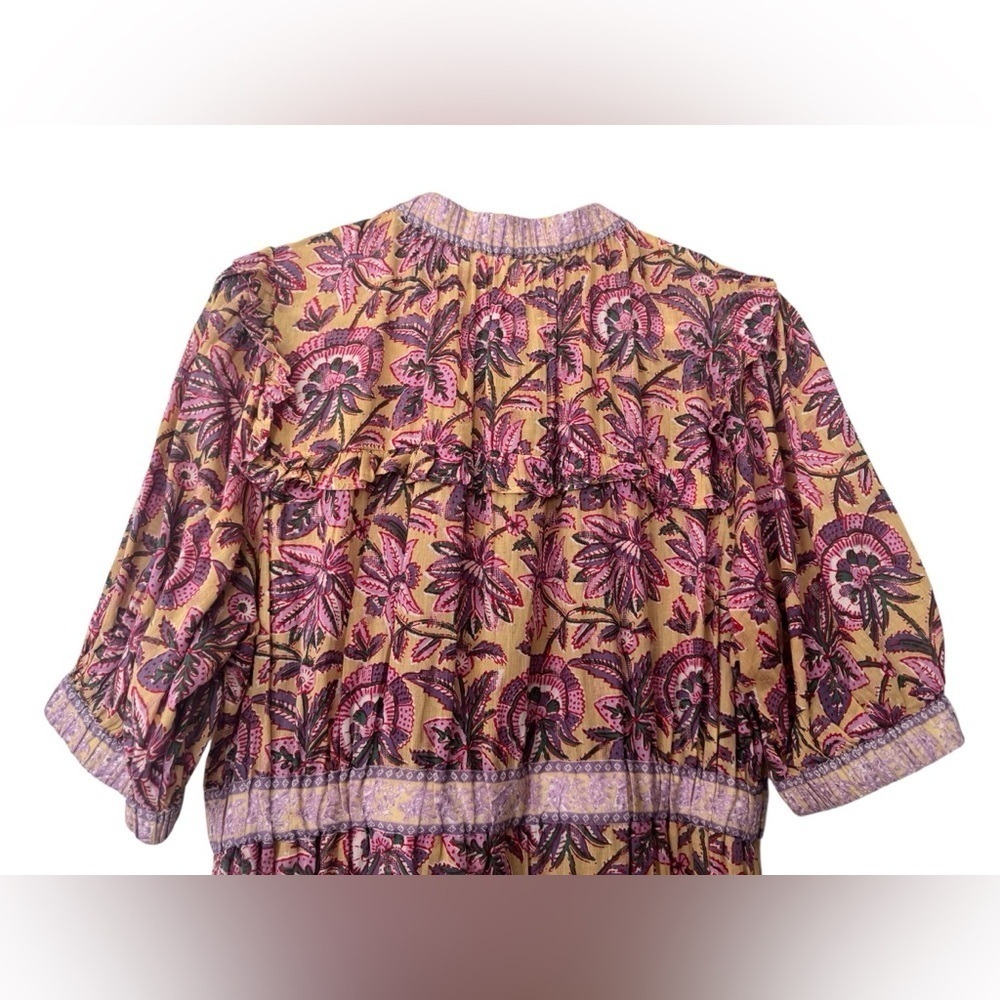 Lola Australia Pacific Boho Belted Midi Dress Size L - Picture 12 of 15
